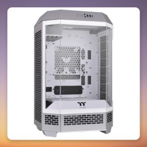 Thermaltake The Tower 300 Limestone Mini-Tower Case, Light Grey, Tempered Glass