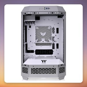 Thermaltake The Tower 300 Limestone Mini-Tower Case, Light Grey, Tempered Glass