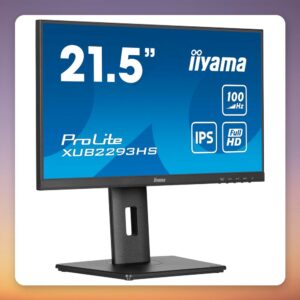 Iiyama ProLite XUB2293HS-B6 21.5″ Full HD 100 Hz IPS Monitor, Black