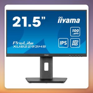 Iiyama ProLite XUB2293HS-B6 21.5″ Full HD 100 Hz IPS Monitor, Black