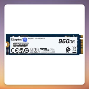 Kingston DC2000B 960 GB PCIe 4.0 NVMe M.2 2280 Enterprise SSD with PLP
