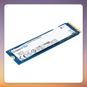 Kingston NV3 2 TB PCIe 4.0 NVMe M.2 2280 SSD, up to 6,000 MB/s