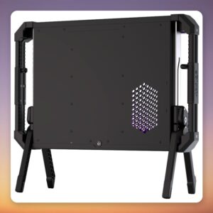eBlaztr eBlaztr Portable Mini-ITX Gaming PC Case, Matt Black Aluminium, SFX PSU