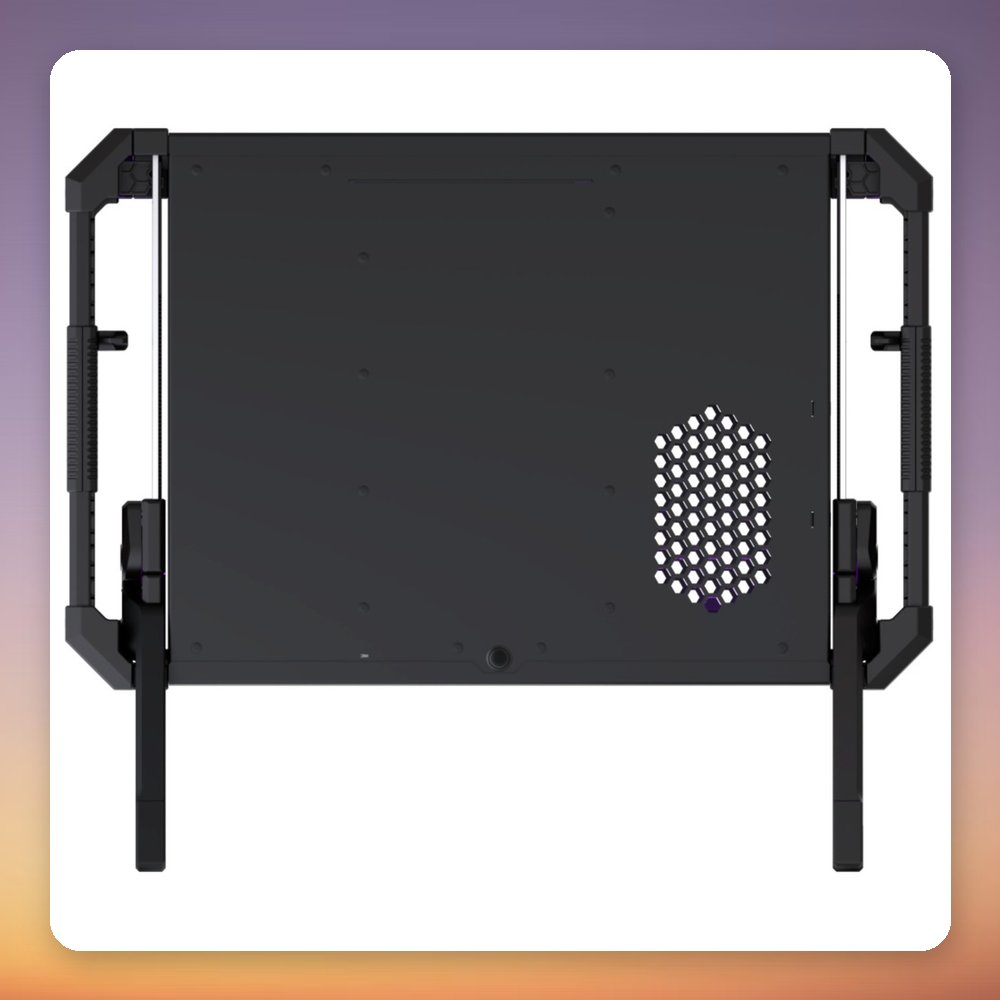eBlaztr eBlaztr Portable Mini-ITX Gaming PC Case, Matt Black Aluminium, SFX PSU – image 2