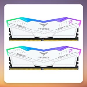 Team Group T-Force Delta RGB 32 GB DDR5-6400 CL32 (2×16 GB) White, Intel XMP