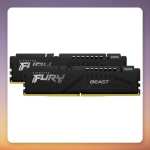 Kingston FURY Beast 32 GB DDR5-6000 CL36 (2×16 GB) Black XMP/EXPO