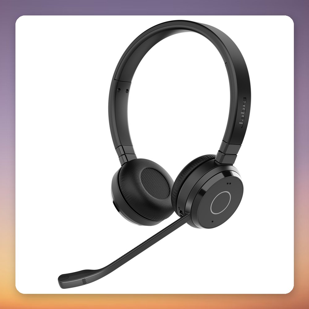 Jabra Evolve 65 TE USB-A MS Stereo Bluetooth Headset, Black