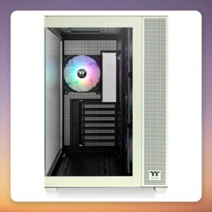 Thermaltake View 380 TG ARGB Matcha Green Mid-Tower ATX Case, Dual Tempered Glass
