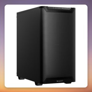 be quiet! Pure Base 501 Airflow ATX Mid Tower Case, Black, 2x 140 mm Fans