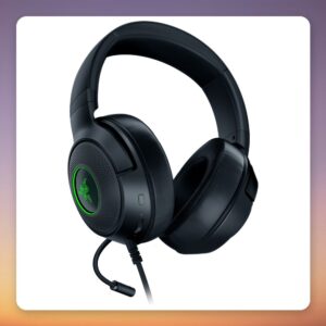 Razer Kraken V3 X USB Gaming Headset, 7.1 Surround, Chroma RGB, Black