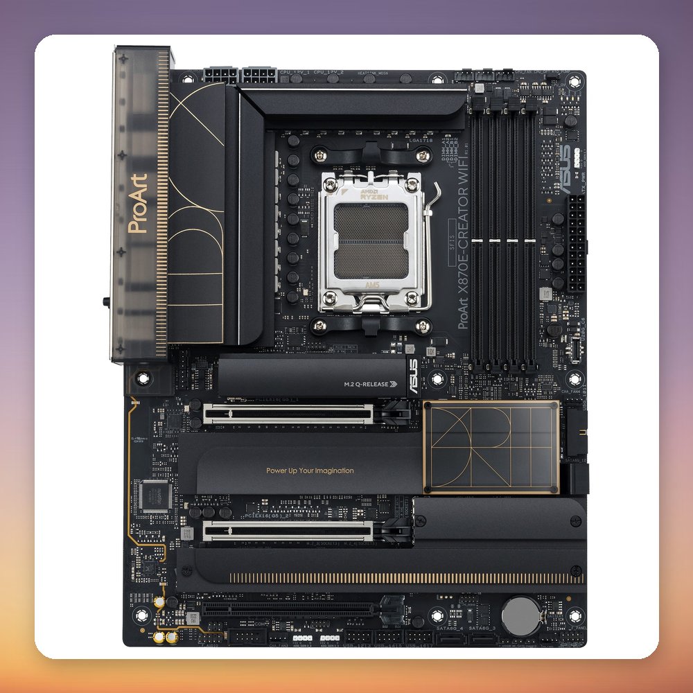 Asus ProArt X870E-Creator WiFi AM5 ATX Motherboard, DDR5, 10G + 2.5G LAN, Wi-Fi 7 – image 2