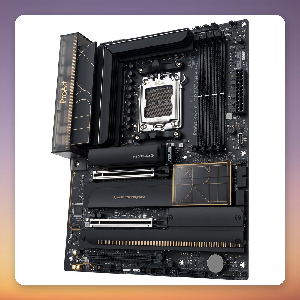 Asus ProArt X870E-Creator WiFi AM5 ATX Motherboard, DDR5, 10G + 2.5G LAN, Wi-Fi 7 – image 4