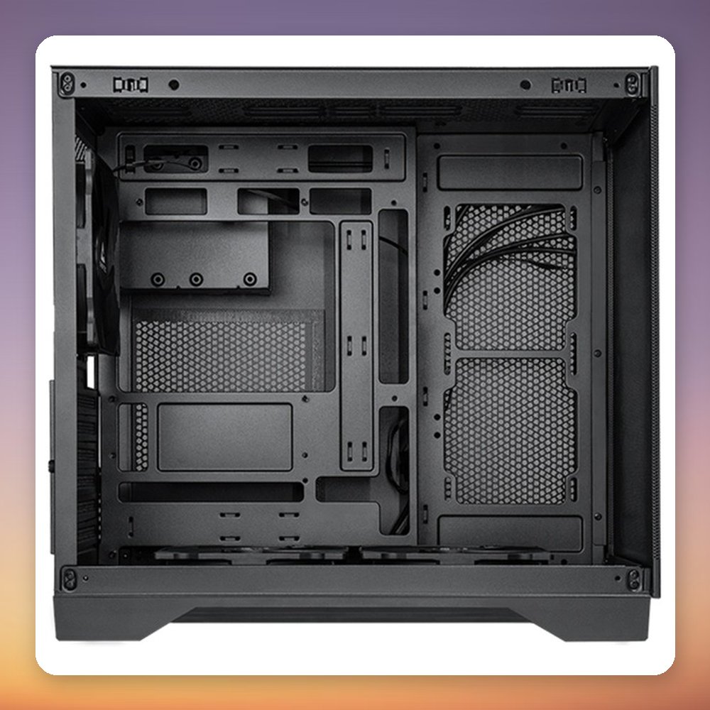 Chieftec Visio Air GM-30B-M-OP Midi-Tower Case, Black, Tempered Glass, Back-Connect – image 3
