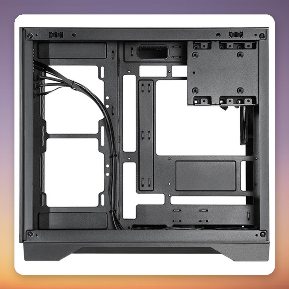 Chieftec Visio Air GM-30B-M-OP Midi-Tower Case, Black, Tempered Glass, Back-Connect – image 4