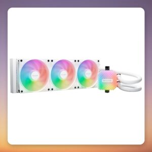 Be quiet! Light Loop 360mm White All-in-One Liquid CPU Cooler, ARGB, Intel/AMD