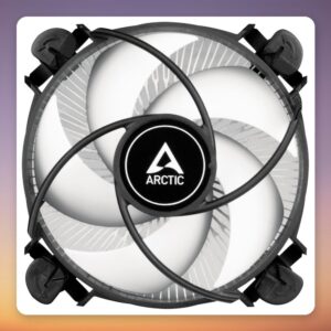 Arctic Alpine 17 92 mm CPU Cooler, Black/White, LGA1700/LGA1851
