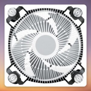 Arctic Alpine 17 92 mm CPU Cooler, Black/White, LGA1700/LGA1851