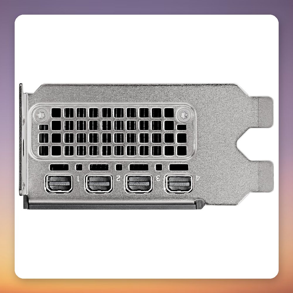 PNY NVIDIA RTX 2000 Ada Generation 16 GB GDDR6 ECC Graphics Card, 4x Mini-DisplayPort – image 6