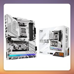 ASRock X870 Pro RS ATX Motherboard, AMD X870, Socket AM5, DDR5