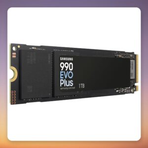 Samsung 990 EVO Plus 1 TB NVMe M.2 2280 SSD PCIe 4.0 x4 / 5.0 x2
