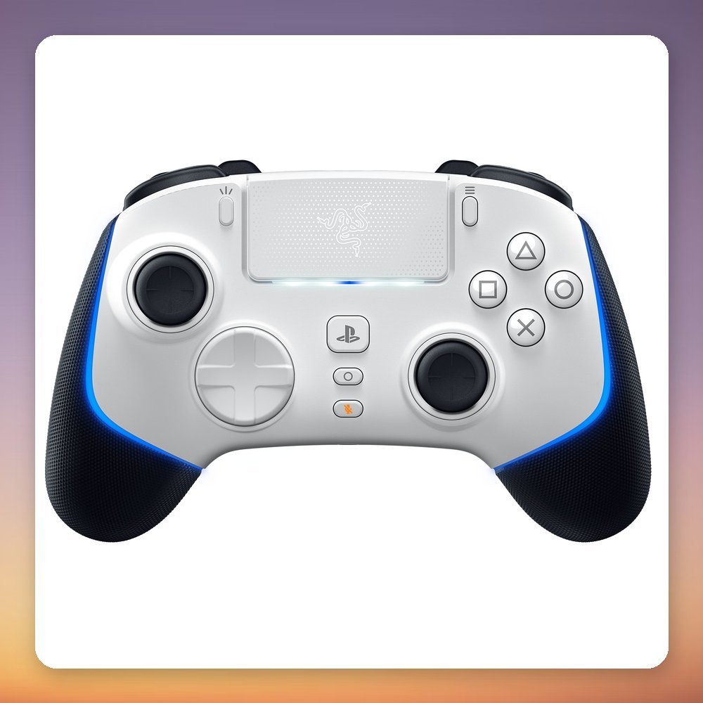 Razer Wolverine V2 Pro Wireless Gamepad for PS5 and PC, White/Black