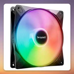 Be quiet! Light Wings LX 140 mm PWM ARGB Case Fan, Black, 1200 RPM