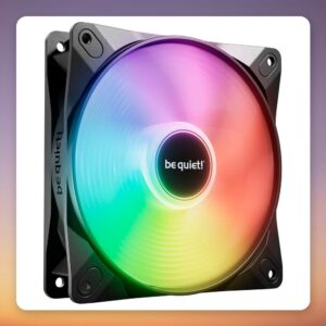 be quiet! Light Wings LX 120 mm PWM ARGB Case Fan, Black, Single Pack