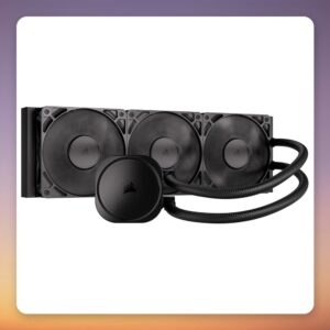 Corsair NAUTILUS 360 RS 360 mm AIO Liquid CPU Cooler, Black, Intel LGA1851/1700 & AMD AM5/AM4