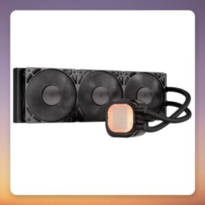 Corsair NAUTILUS 360 RS 360 mm AIO Liquid CPU Cooler, Black, Intel LGA1851/1700 & AMD AM5/AM4