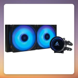Chieftec ICEBERG 240 RGB 240 mm AIO Liquid CPU Cooler, Black