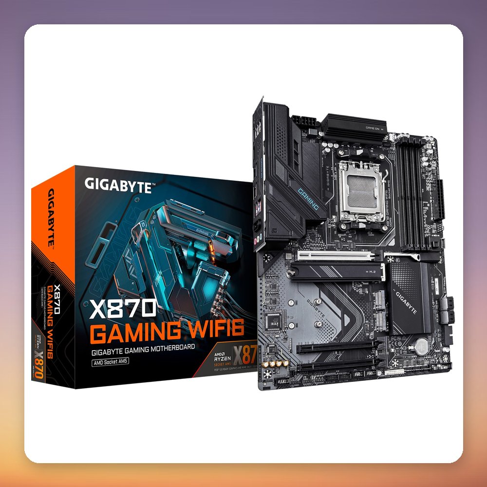 Gigabyte X870 Gaming WiFi6 ATX Motherboard, AM5, DDR5, Wi-Fi 6, 2.5GbE