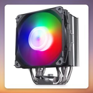 Phanteks Polar ST4 120 mm CPU Air Cooler with D-RGB Fan, Black/Silver