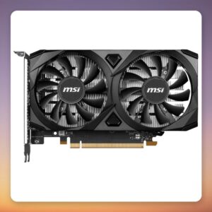 MSI GeForce RTX 3050 VENTUS 2X E OC 6 GB GDDR6 Graphics Card