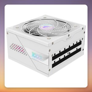 Gigabyte GP-AE1000PM PG5 ICE 1000W 80 PLUS Platinum Fully Modular PSU, White