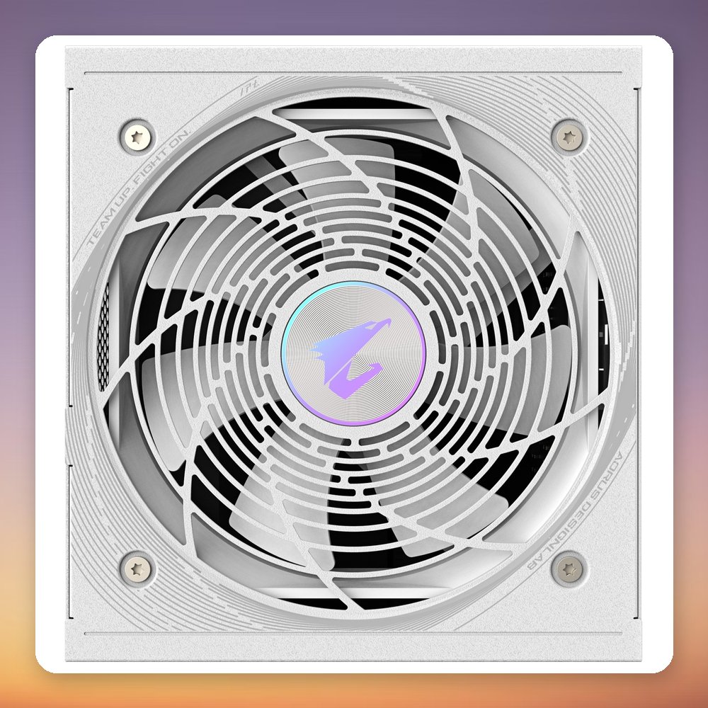 GigaByte GP-AE850PM PG5 ICE 850W 80 PLUS Platinum Fully Modular ATX 3.1 PSU, White – image 2