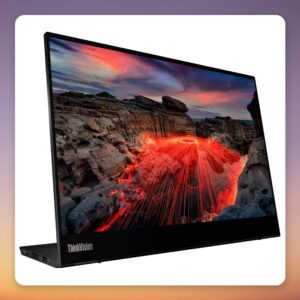 Lenovo ThinkVision M14t Gen2 14" 2.2K IPS Portable Touchscreen Monitor, 2x USB-C