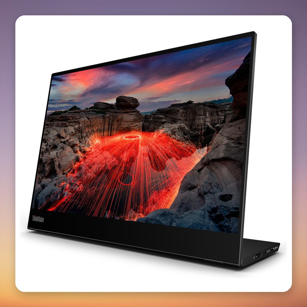 Lenovo ThinkVision M14t Gen2 14" 2.2K IPS Portable Touchscreen Monitor, 2x USB-C – image 3