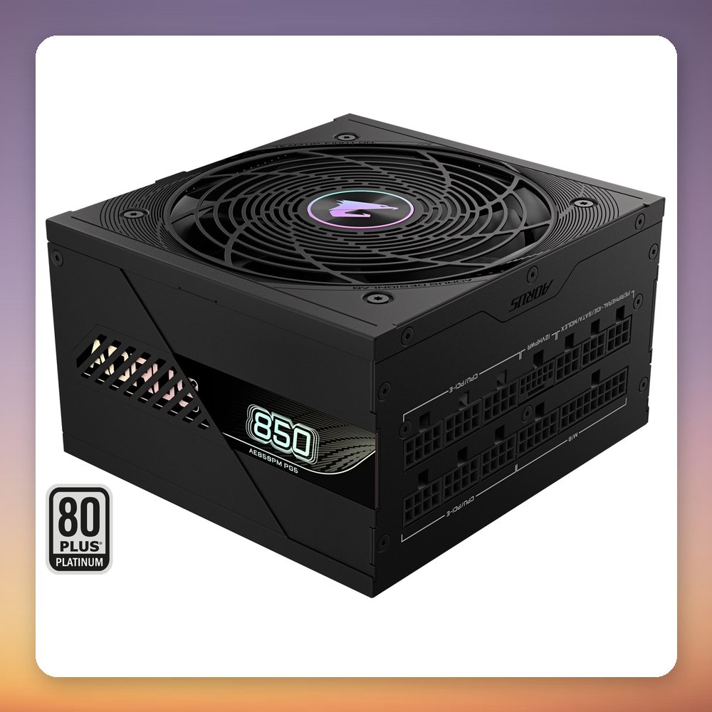 GigaByte GP-AE850PM PG5 850W 80 PLUS Platinum Fully Modular ATX 3.1 PSU