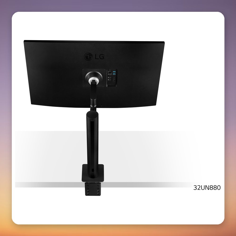 LG UltraFine Ergo 32UN880K-B 31.5" 4K IPS Monitor, USB-C 60W – image 6