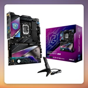 ASRock Z890 Nova WiFi ATX Motherboard, LGA1851, DDR5, WiFi 7, Black