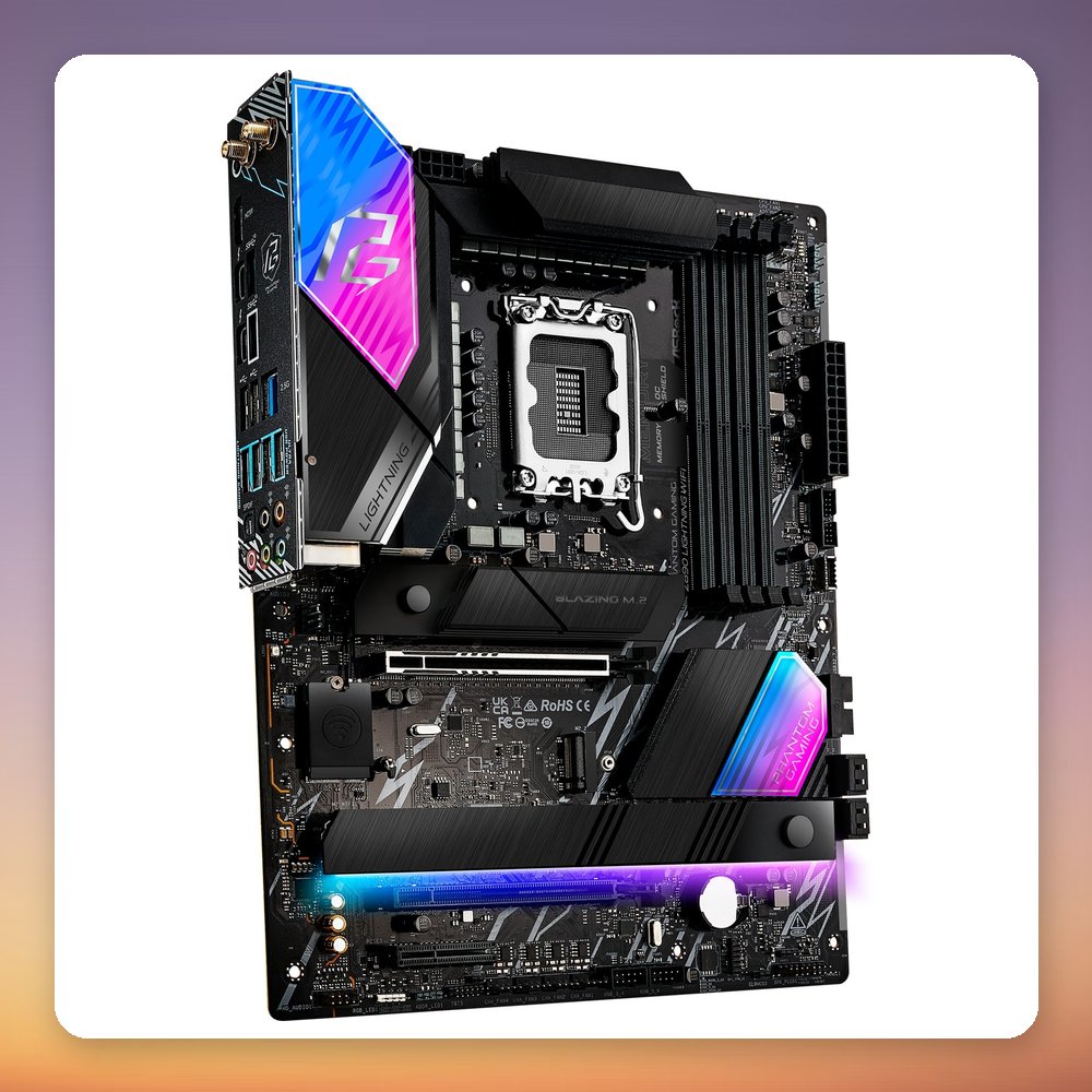 ASRock Z890 Lightning WiFi ATX Motherboard, LGA1851, DDR5, WiFi 7, Black – image 3