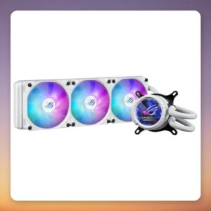 Asus ROG Strix LC III 360 ARGB LCD 360 mm AIO Liquid CPU Cooler, White