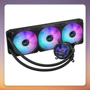 Asus ROG STRIX LC III 360 ARGB LCD 360 mm AIO Liquid Cooler, Black