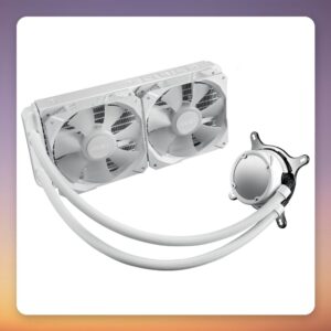 Asus ROG STRIX LC II 240 ARGB 240 mm AIO Liquid CPU Cooler, White