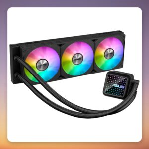 Asus PRIME LC 360 ARGB 360 mm AIO Liquid CPU Cooler, Black