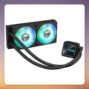 Asus PRIME LC 240 ARGB 240 mm AIO Liquid CPU Cooler, Black