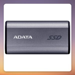 ADATA SC750 500 GB External SSD, USB-C 3.2 Gen 2, 1,050 MB/s, Black/Titan