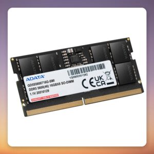 ADATA Gold 16 GB DDR5-5600 CL46 SO-DIMM (1×16 GB)