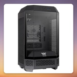 Thermaltake The Tower 250 Mini-ITX Case, Black, Tempered Glass