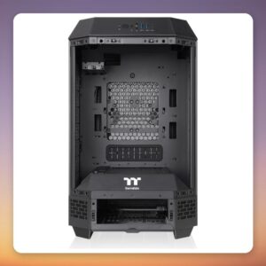 Thermaltake The Tower 250 Mini-ITX Case, Black, Tempered Glass
